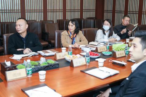 罗湖区人大常委副主任谭会茹一行莅临名人堂调研