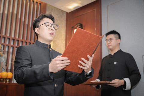 罗湖区委统战部副部长、工商联党组书记叶志伟一行到名人堂调研